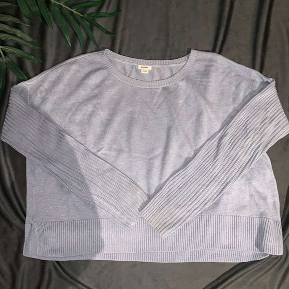 Pale blue sweater